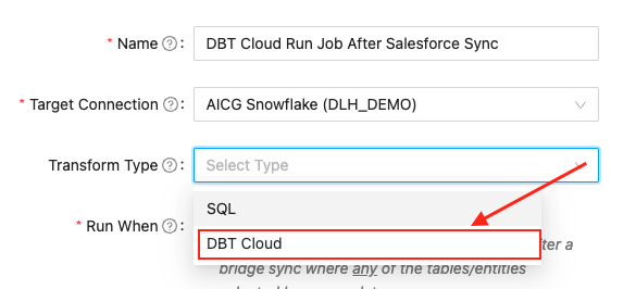 DBT Cloud Jobs on DLH.io